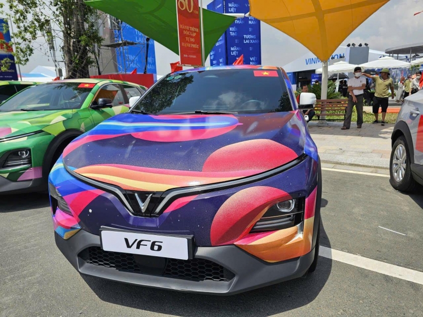 Xe điện VinFast với màu sắc bắt mắt