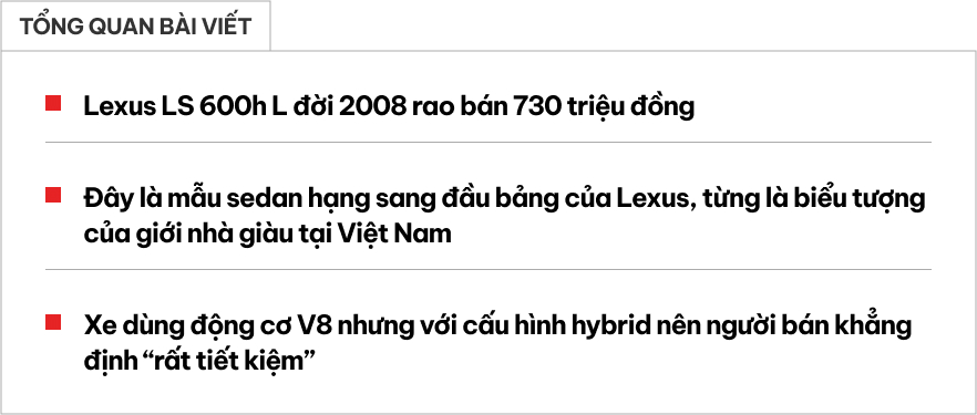 Lexus LS 600h L ngoại thất màu bạc