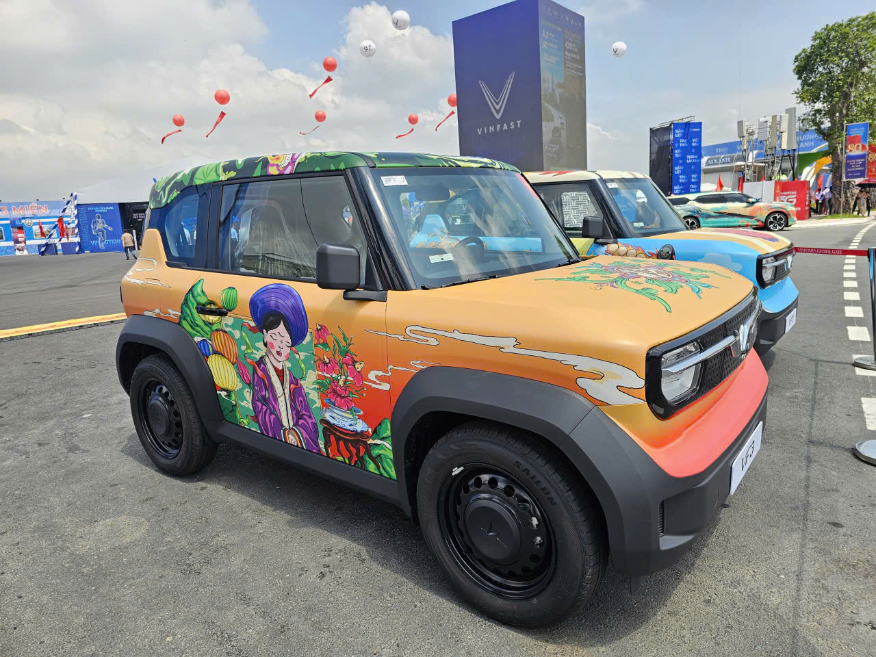 Xe điện cỡ nhỏ VF3 nhiều phối màu