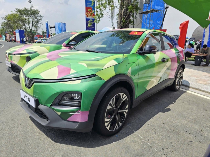 Các mẫu xe điện VinFast tại triển lãm