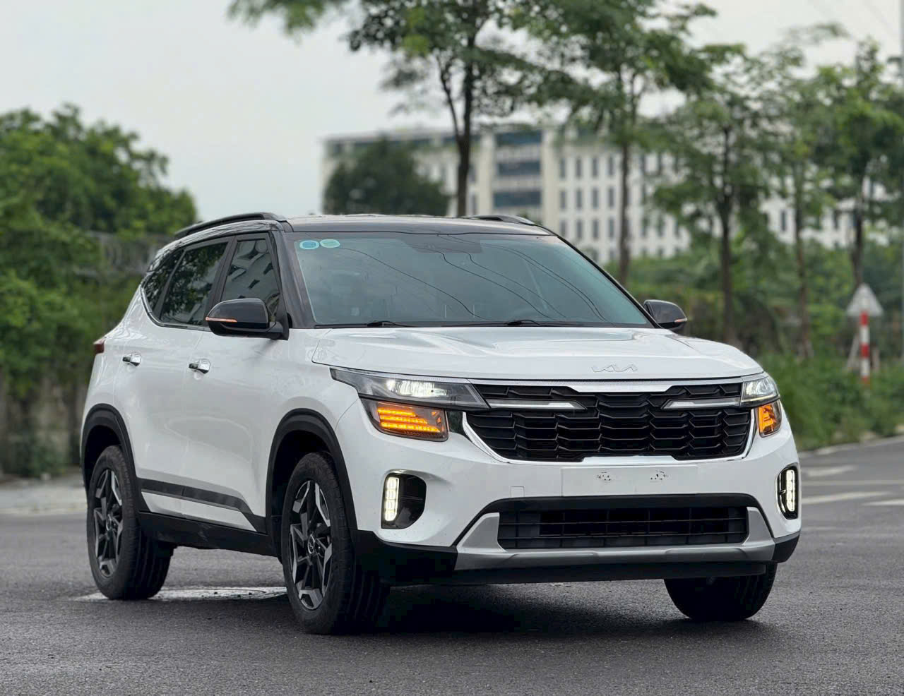 Thiết kế ngoại thất hiện đại của Kia Seltos
