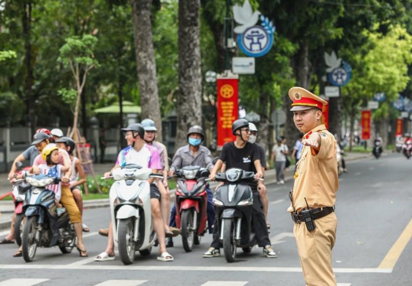Bản đồ phân luồng giao thông sơ duyệt diễu binh