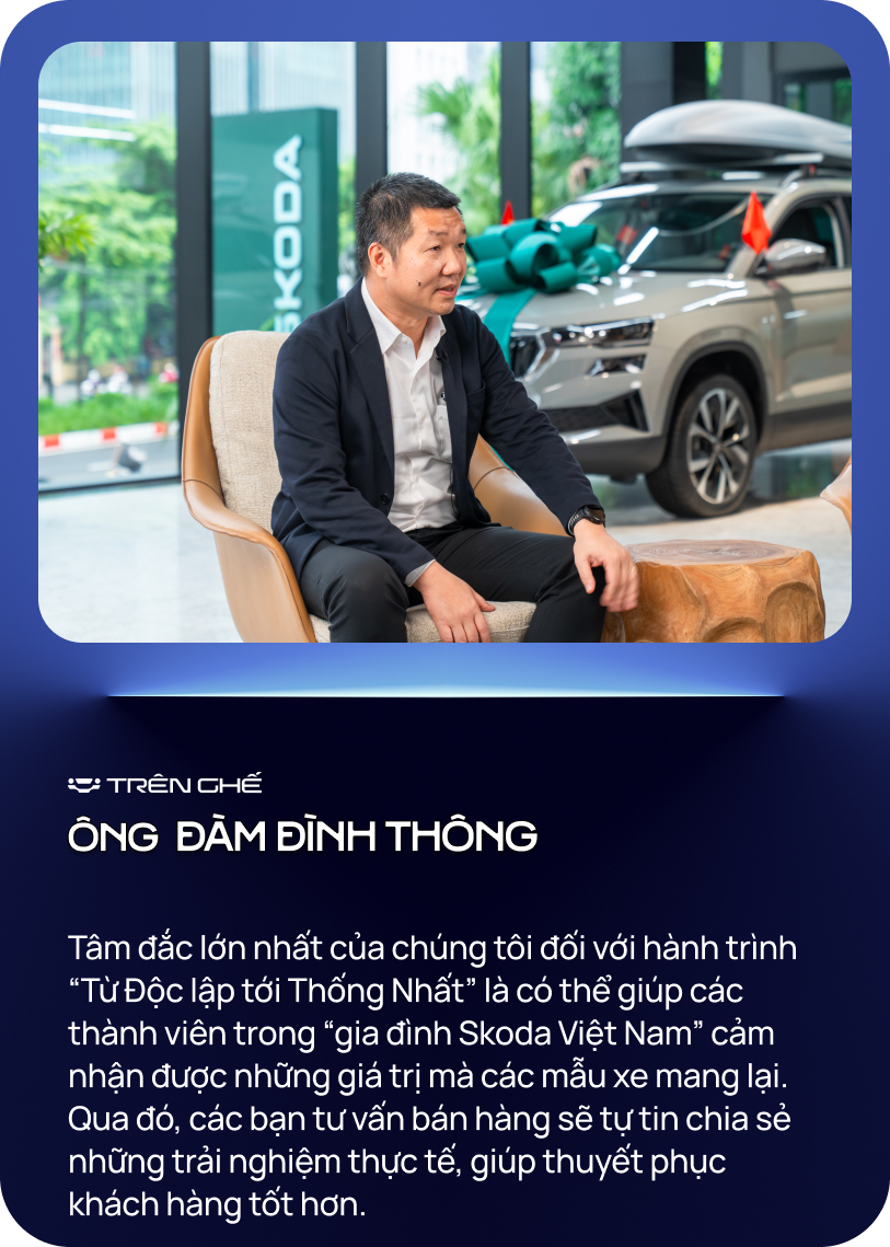 Đội ngũ tư vấn cùng tham gia hành trình
