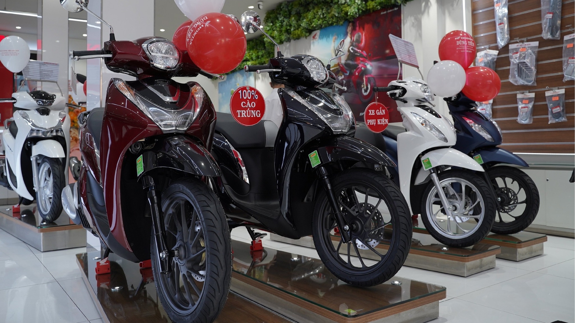 Các trang bị tiện ích nổi bật trên SH Mode