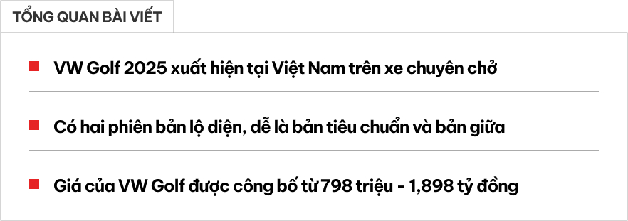 Hai chiếc Volkswagen Golf thế hệ mới tại Việt Nam