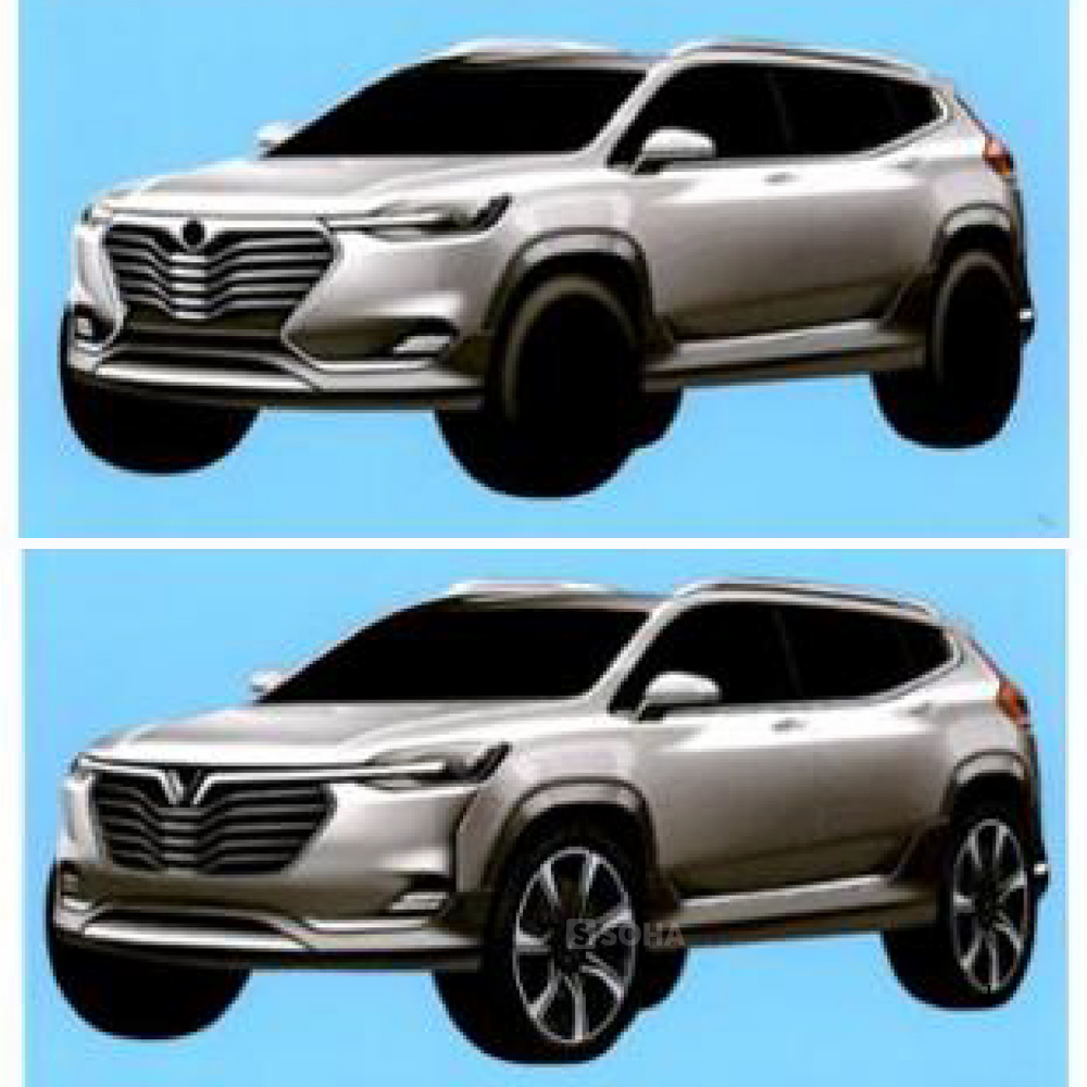 Phương án 1 thiết kế xe xăng VinFast