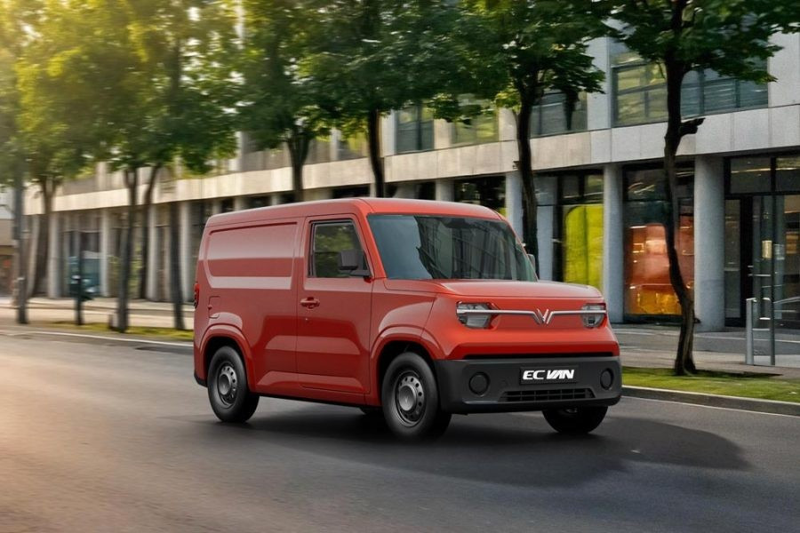 Thiết kế nhỏ gọn của VinFast EC Van