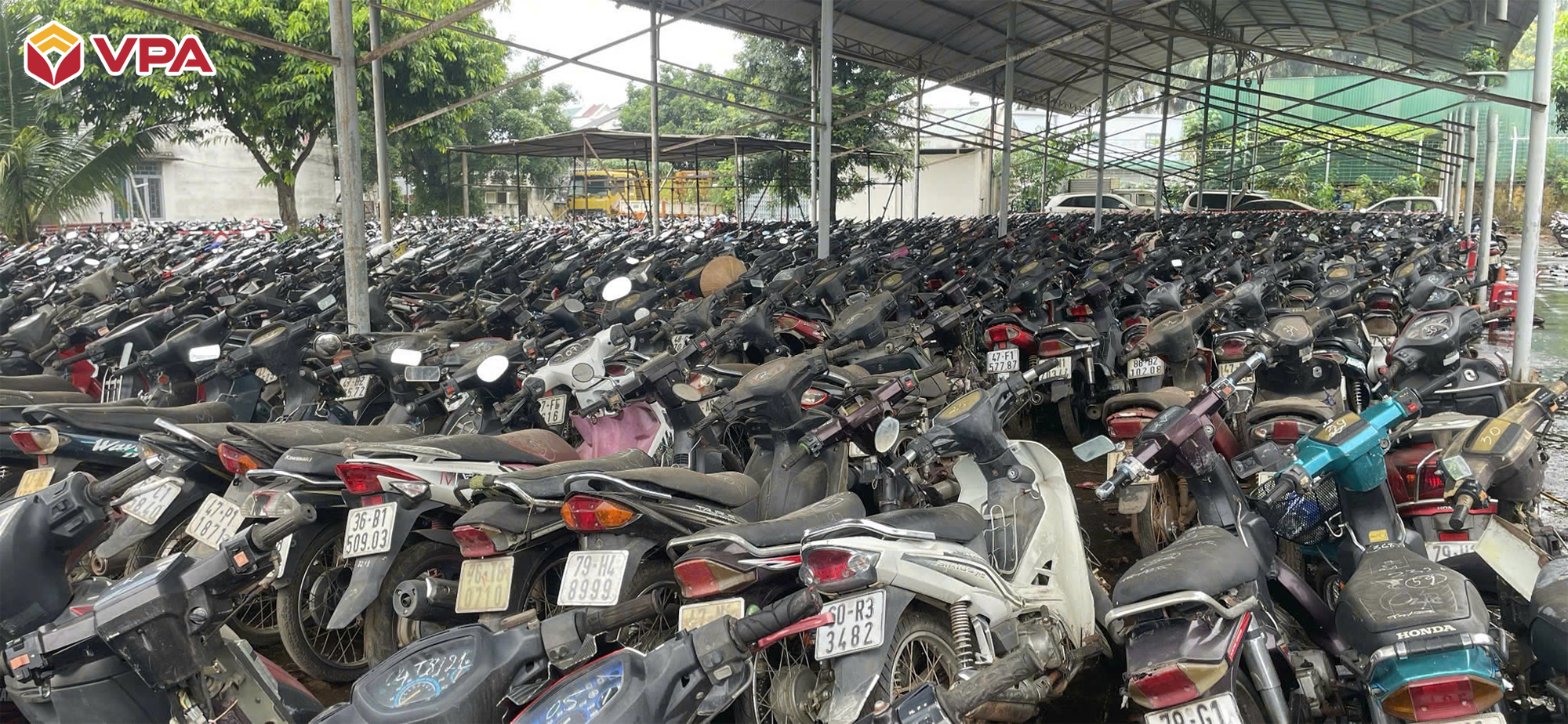 Hàng trăm xe máy tịch thu ở Đắk Lắk sắp được bán