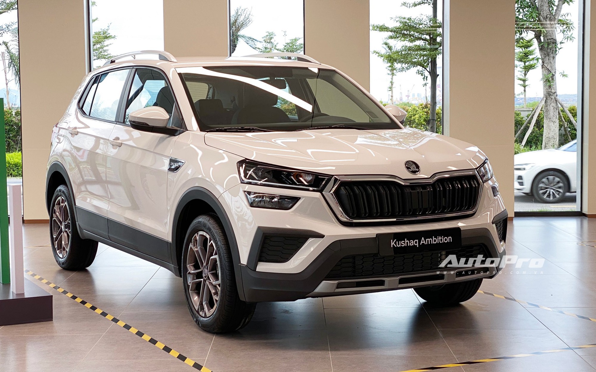 Skoda Kushaq với thiết kế vuông vức
