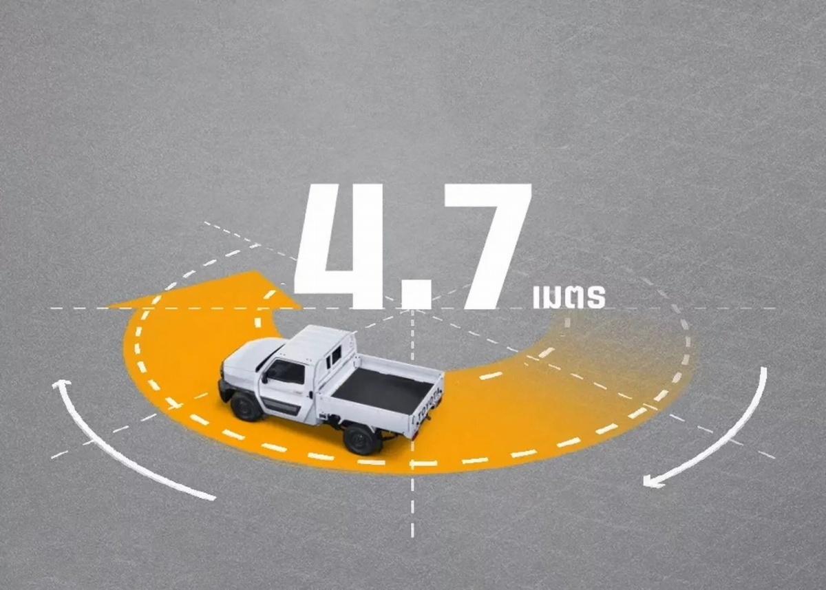 Toyota Hilux Champ Super Short Wheelbase linh hoạt trong không gian chật hẹp