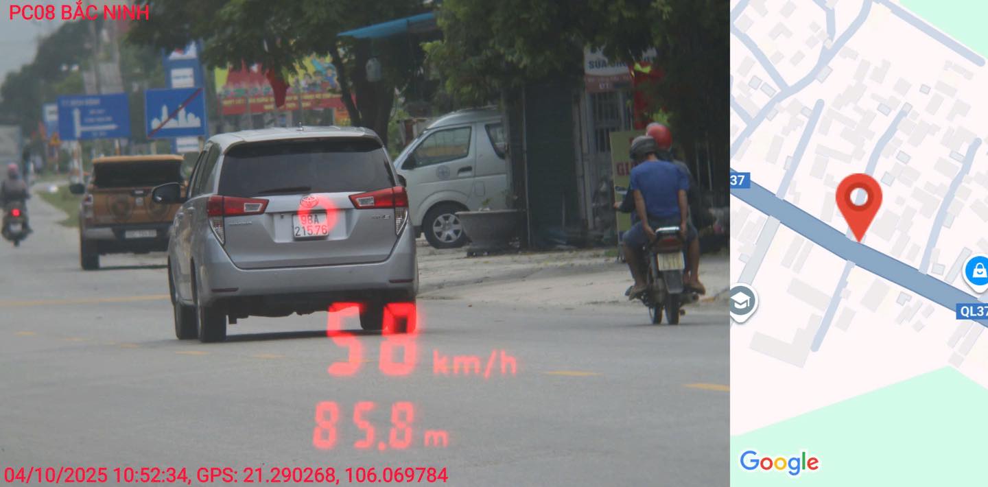 Ô tô chạy quá tốc độ