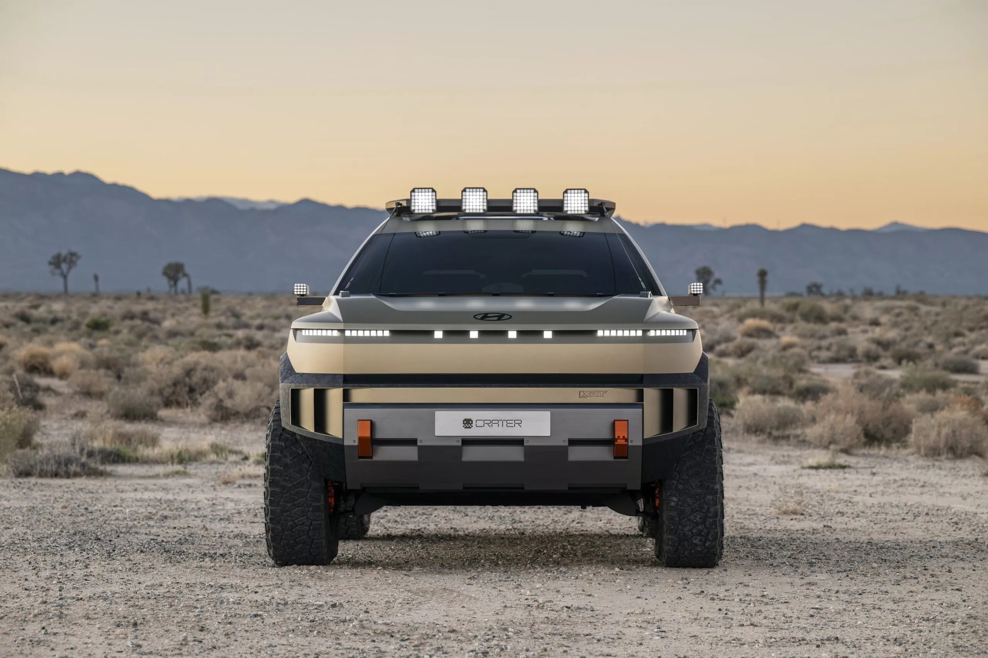 Hyundai ‘lấn sân’ SUV off-road: Dáng hầm hố như xe tăng, thiết kế có thể ảnh hưởng tới Tucson đời mới- Ảnh 7. Hình ảnh chi tiết Hyundai Crater Concept