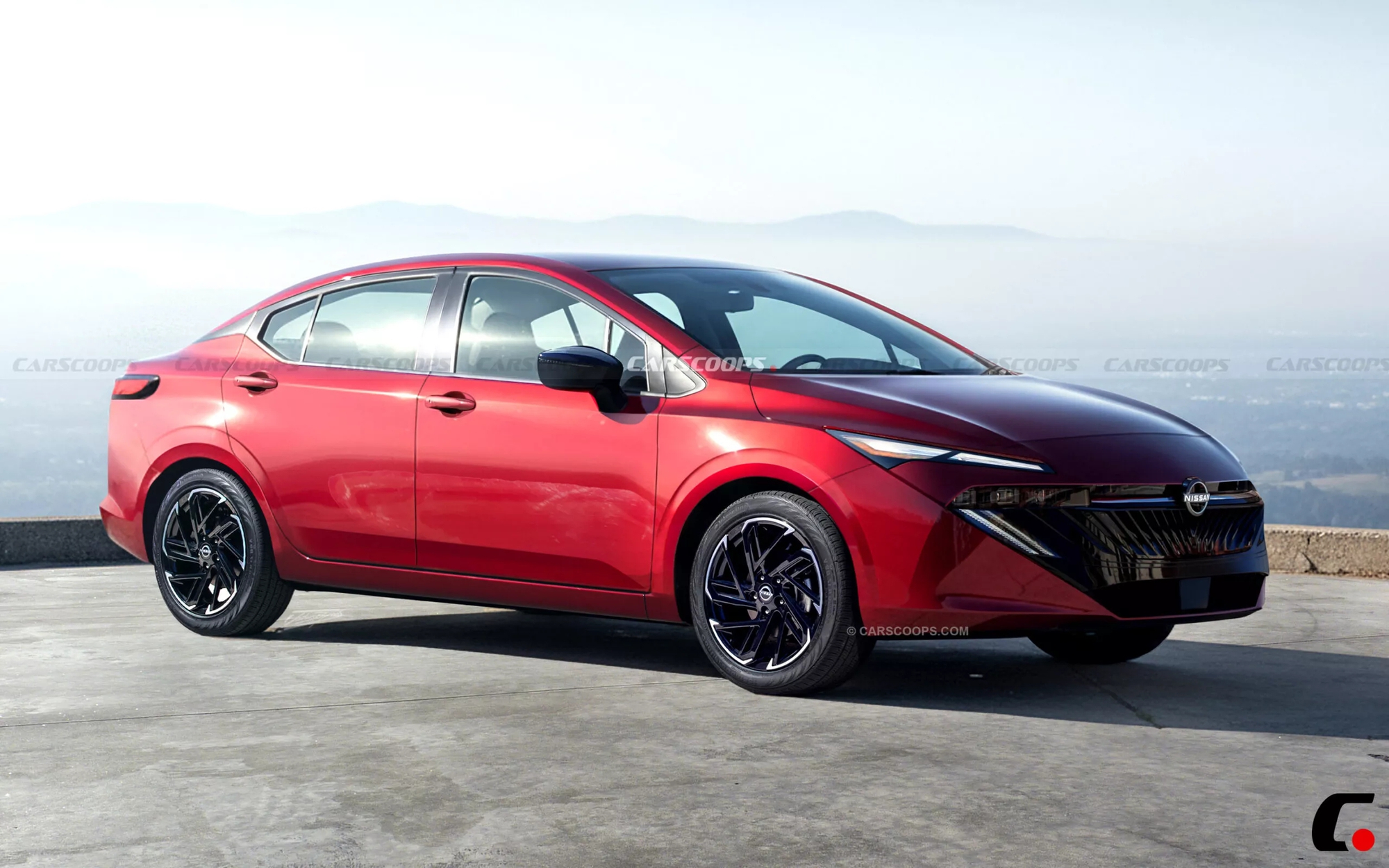 Almera mới sẽ có thiết kế khác biệt lớn Thiết kế phần đầu xe Almera mới