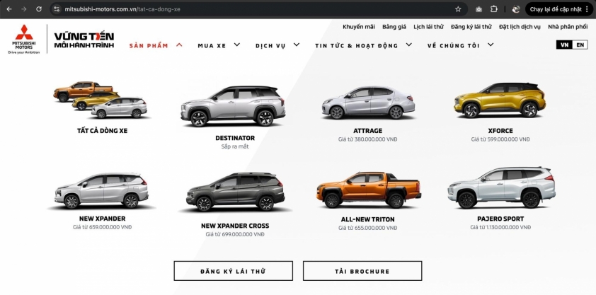 Outlander biến mất khỏi website