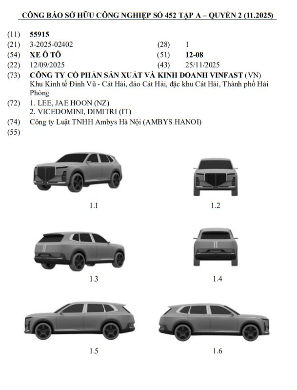 Mẫu SUV mới của VinFast