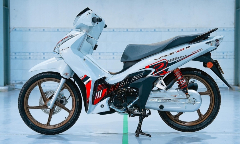 Honda Wave 125R 1 Thiết kế tem và phối màu xe
