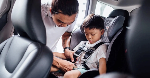 Biểu đồ giảm chấn thương và tử vong khi sử dụng ghế trẻ em